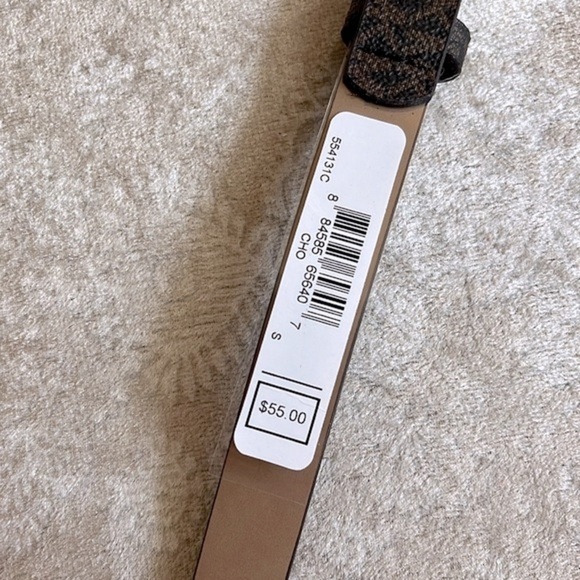 Brand New Michael Kors Brown Zippered Logo Belt Bag Gold Tone Chain Fanny Pack main image 7
